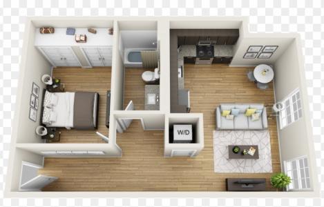 Wohnung  1+1