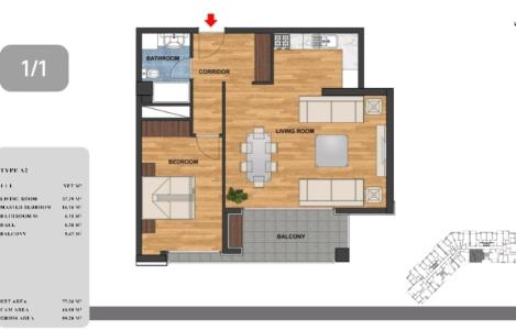 Apartament 1+1