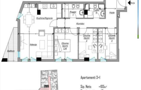 Wohnung 3+1+2