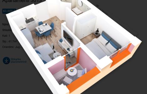Apartamento  1+1